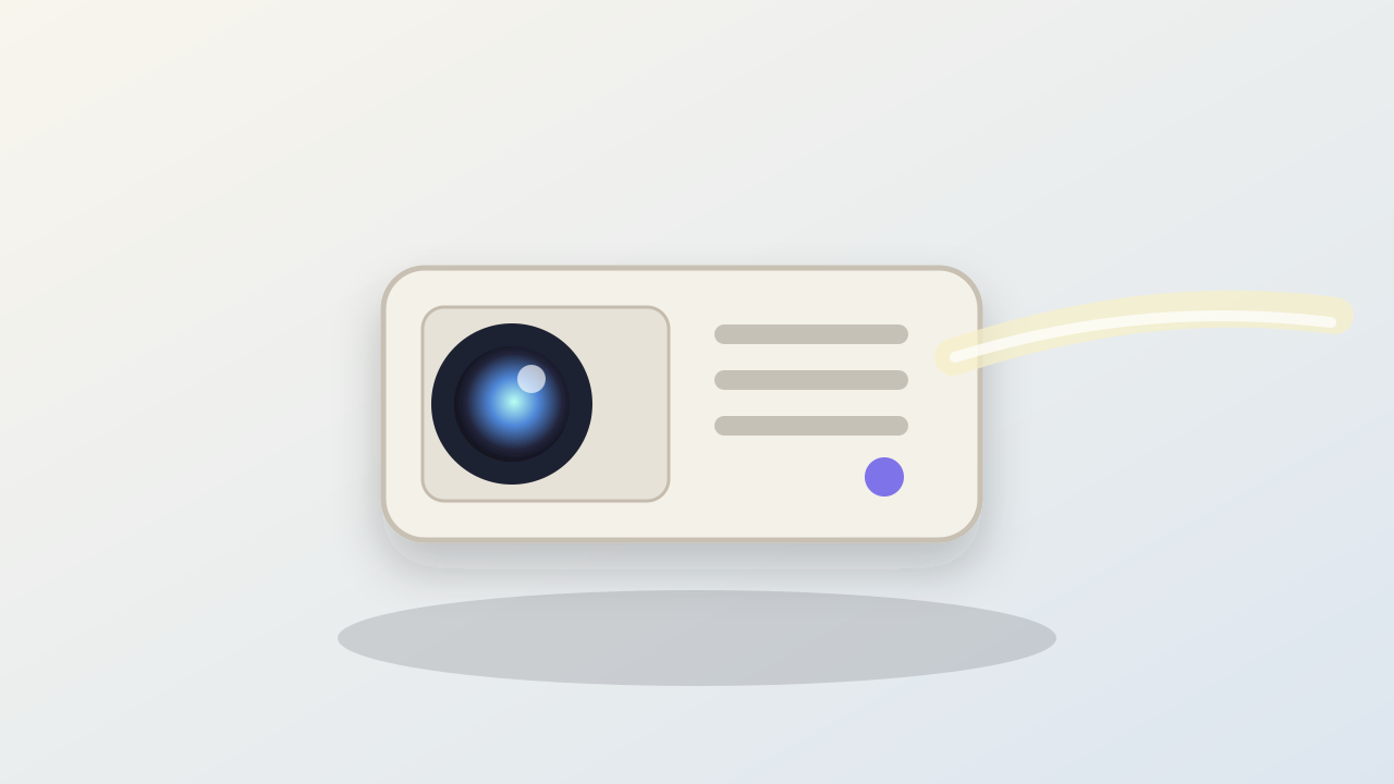 Mini Projector AI Product Video Ad product reference